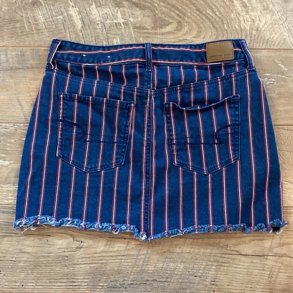 American Eagle Red/White/Blue High Rise Mini Skirt, Women’s size 10 - Picture 2 of 9